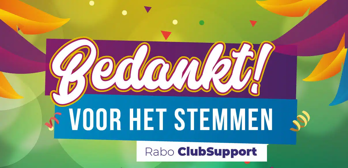 Bedankt voor het stemmen