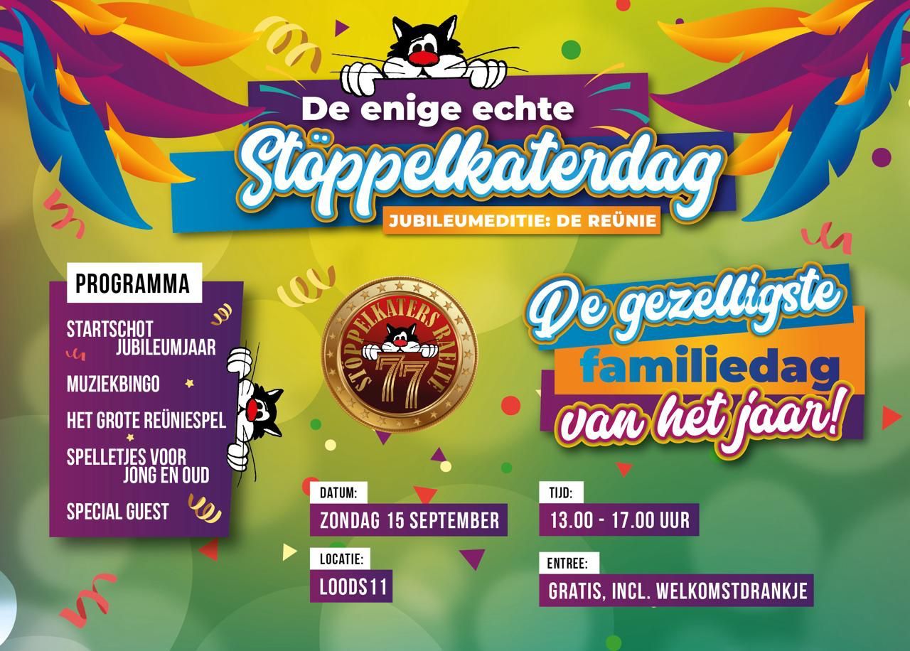 Stöppelkaterdag: Reunie & Familiefeest in één